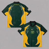 Australia World Cup 2026 Collar Soccer Jersey PVT01