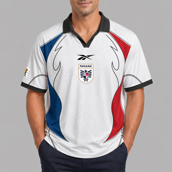 Panama World Cup 2026 Collar Soccer Jersey PVT01