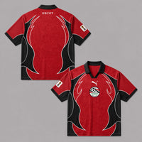 Egypt World Cup 2026 Collar Soccer Jersey PVT01