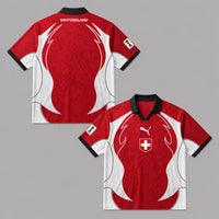 Switzerland World Cup 2026 Collar Soccer Jersey PVT01