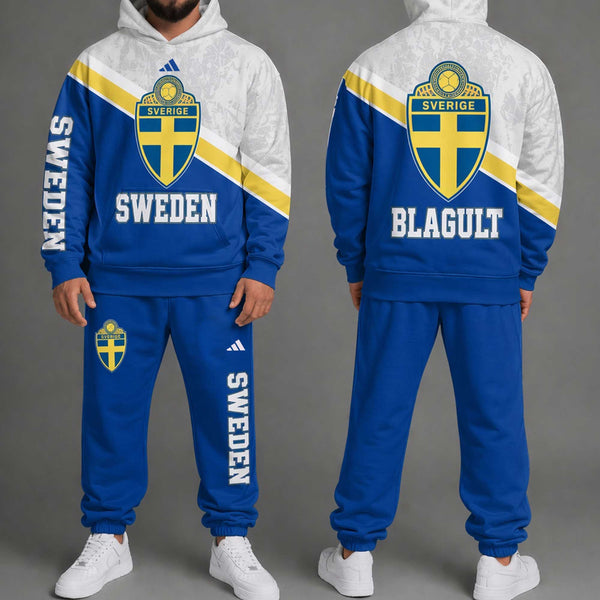 Sweden World Cup 2026 Hoodie Jogger Set PL001
