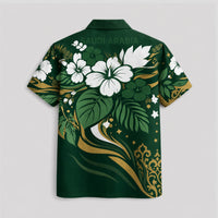 Saudi Arabia World Cup 2026 Floral Hawaiian Shirt PVT02