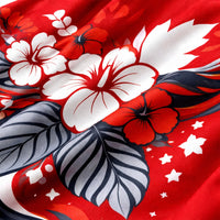 Canada World Cup 2026 Floral Hawaiian Shirt PVT02