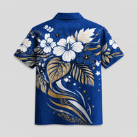 Kosovo World Cup 2026 Floral Hawaiian Shirt PVT02