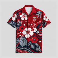 Norway World Cup 2026 Floral Hawaiian Shirt PVT02