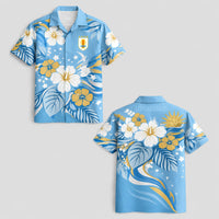 Uruguay World Cup 2026 Floral Hawaiian Shirt PVT02
