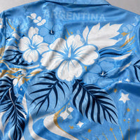 Argentina World Cup 2026 Floral Hawaiian Shirt PVT02