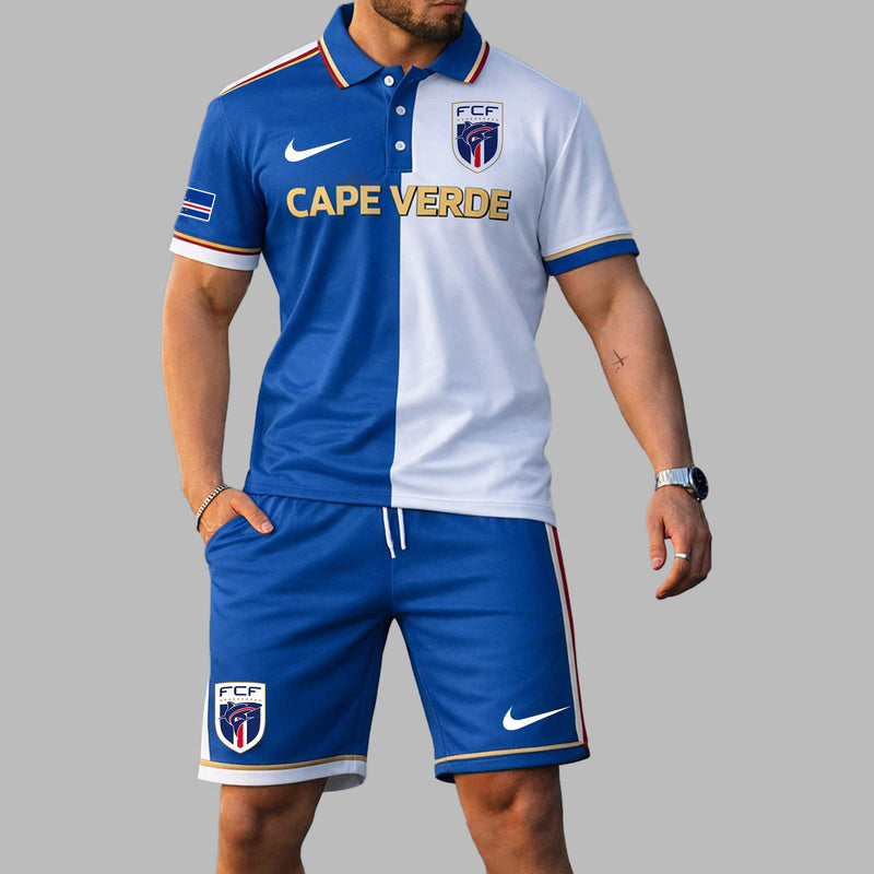 Cape Verde 2026 World Cup Polo Short Set PL004