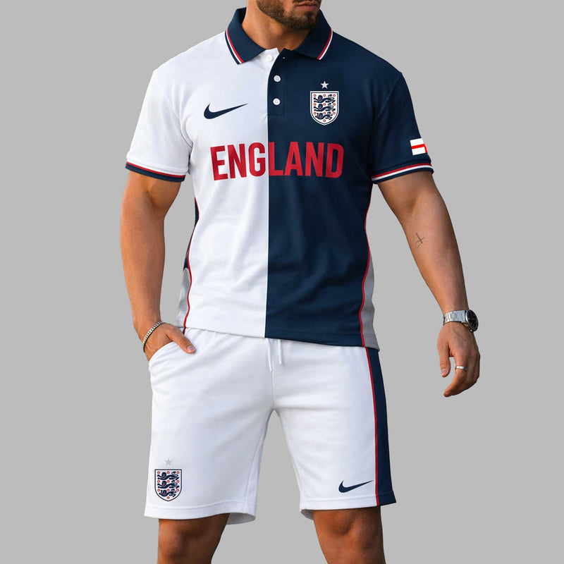 England 2026 World Cup Polo Short Set PL004