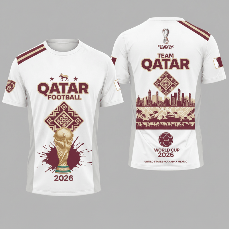 Qatar World Cup 2026 T-Shirt Heritage_Shirt
