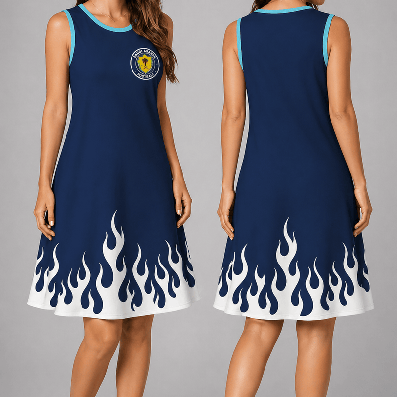 Scotland World Cup 2026 Summer Dress Flame Dress