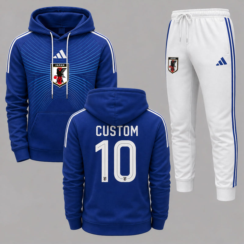 Japan 2026 World Cup Home Hoodie Jogger Set PVT03