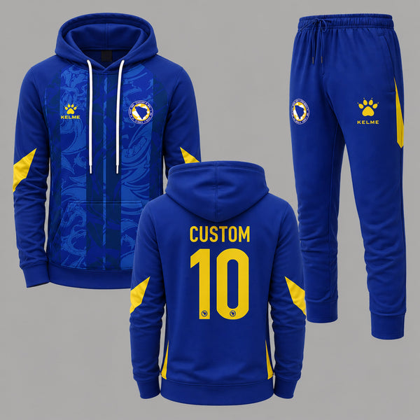 Bosnia & Herzegovina 2026 World Cup Home Hoodie Jogger Set PVT03