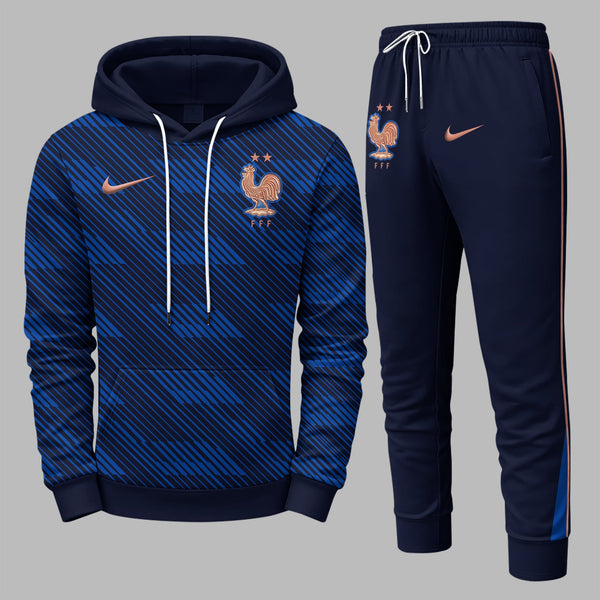 France 2026 World Cup Home Hoodie Jogger Set PVT03