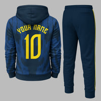 Brazil 2026 World Cup Away Hoodie Jogger Set PVT03