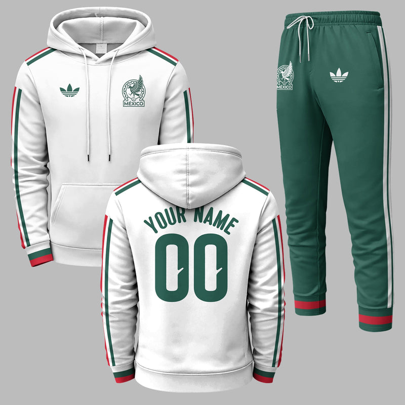 Mexico 2026 World Cup Away Hoodie Jogger Set PVT03
