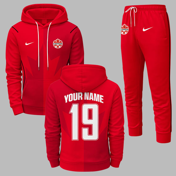 Canada 2026 World Cup Home Hoodie Jogger Set PVT03