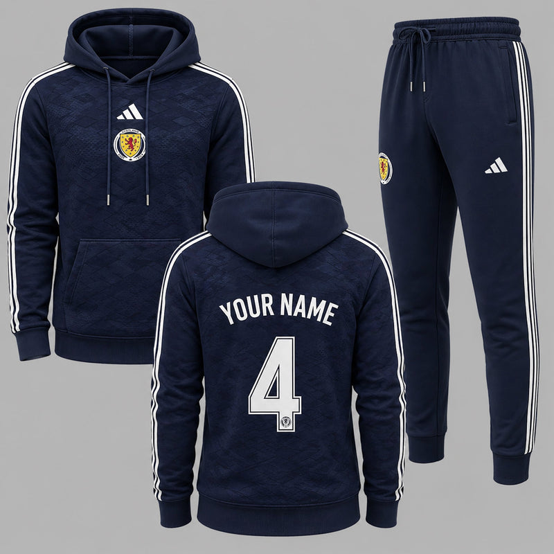 Scotland 2026 World Cup Home Hoodie Jogger Set PVT03