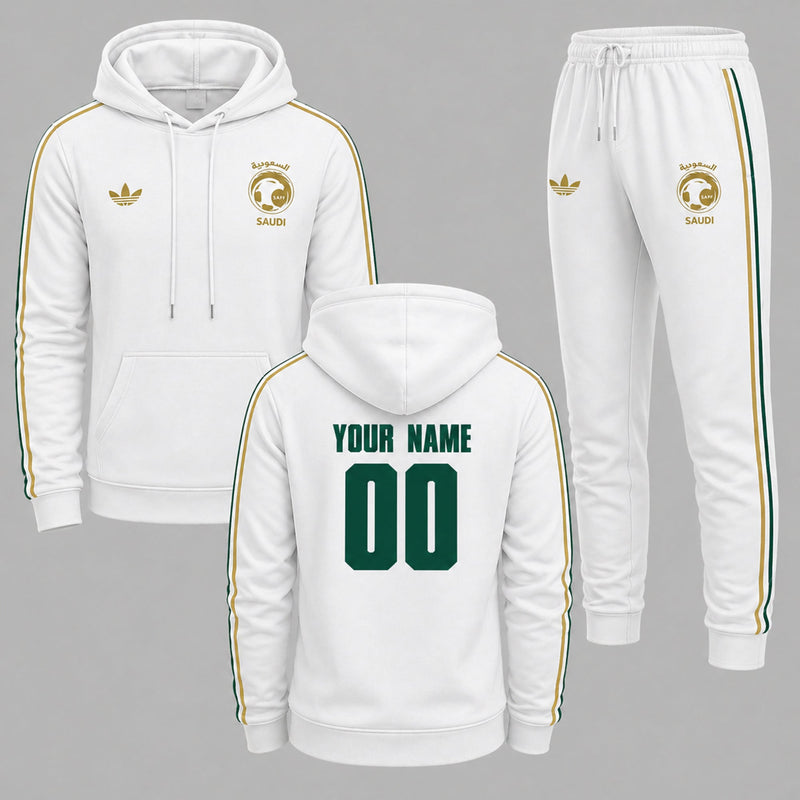 Saudi Arabia 2026 World Cup Away Hoodie Jogger Set PVT03