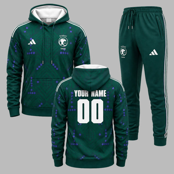 Saudi Arabia 2026 World Cup Home Hoodie Jogger Set PVT03