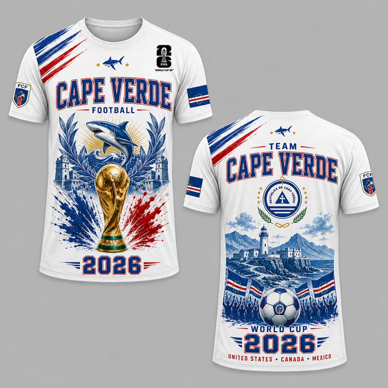 Cape Verde World Cup 2026 Premium T-Shirt PVT011