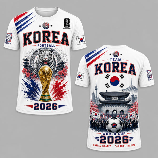 South Korea World Cup 2026 Premium T-Shirt PVT011