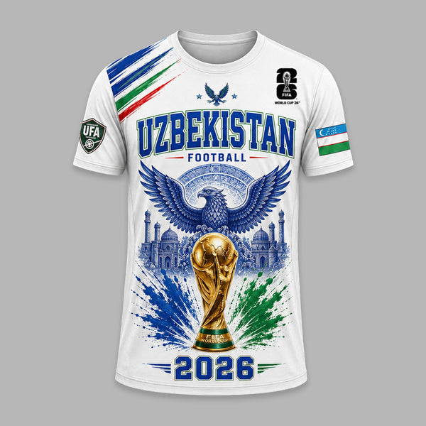 Uzbekistan World Cup 2026 Premium T-Shirt PVT011