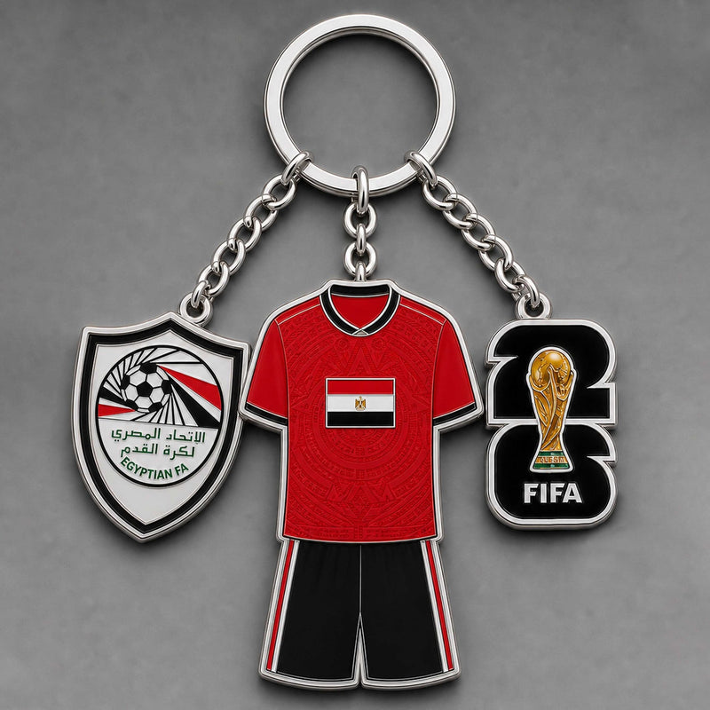 Egypt World Cup 2026 Keychain