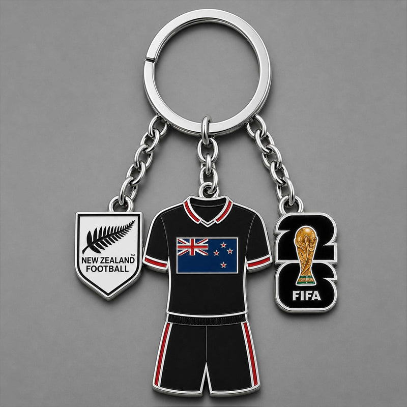 New Zealand World Cup 2026 Keychain