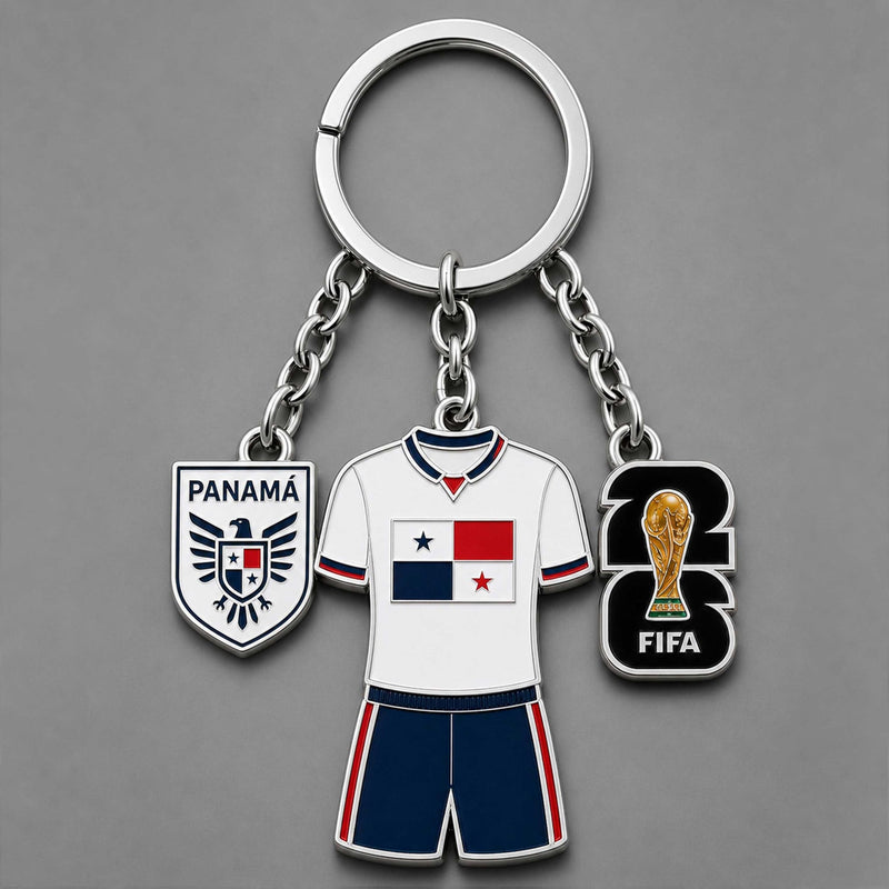 Panama World Cup 2026 Keychain