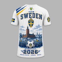 Sweden World Cup 2026 Premium T-Shirt PVT011