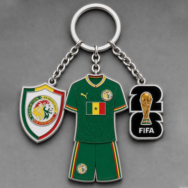 Senegal World Cup 2026 Keychain