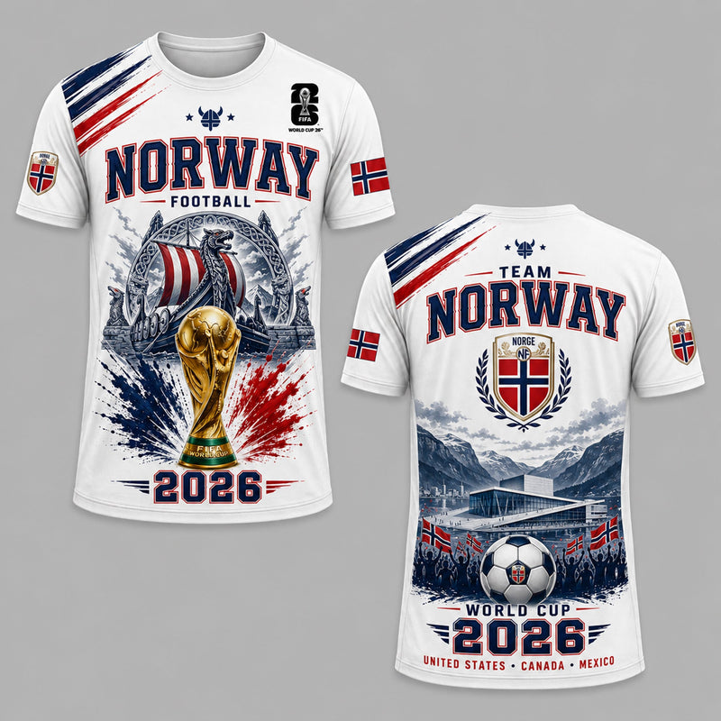 Norway World Cup 2026 Premium T-Shirt PVT011