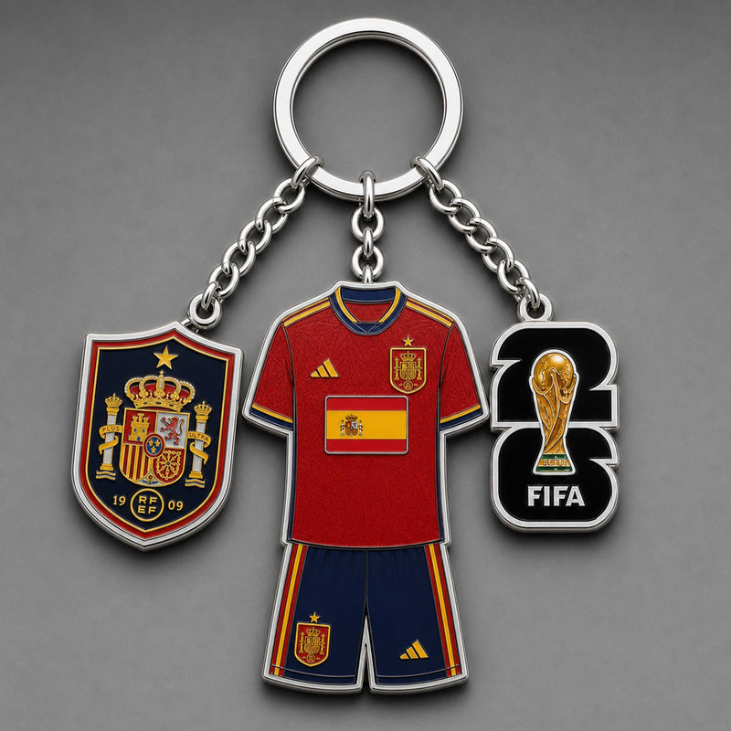 Spain World Cup 2026 Keychain