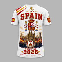 Spain World Cup 2026 Premium T-Shirt PVT011