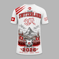 Switzerland World Cup 2026 Premium T-Shirt PVT011