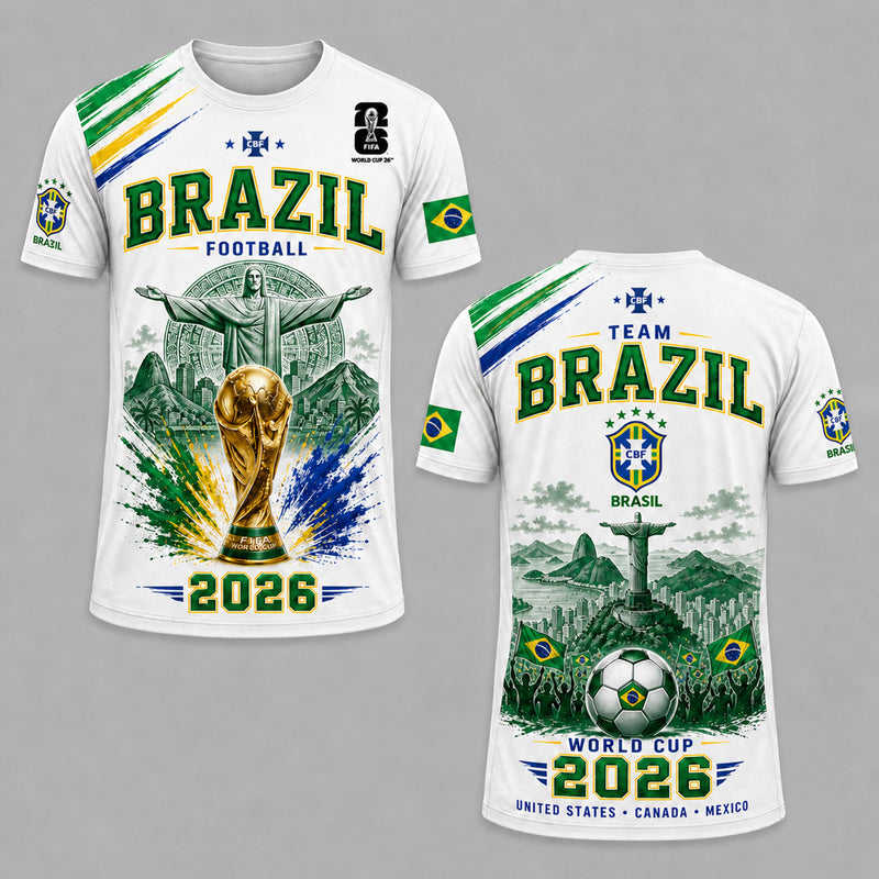 Brazil World Cup 2026 Premium T-Shirt PVT011