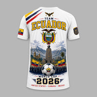 Ecuador World Cup 2026 Premium T-Shirt PVT011