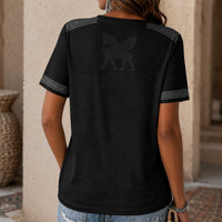 Iraq World Cup 2026 Heritage Women V-neck Shirt