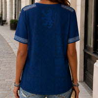 Czech Republic World Cup 2026 Heritage Women V-neck Shirt