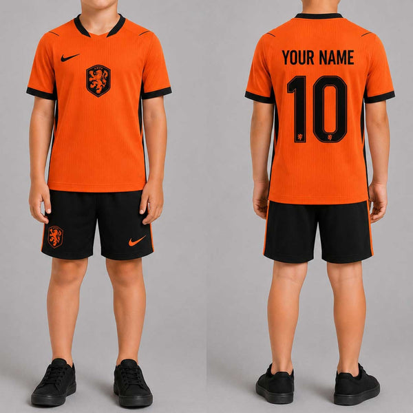 Netherlands World Cup 2026 Home Kits For Kid