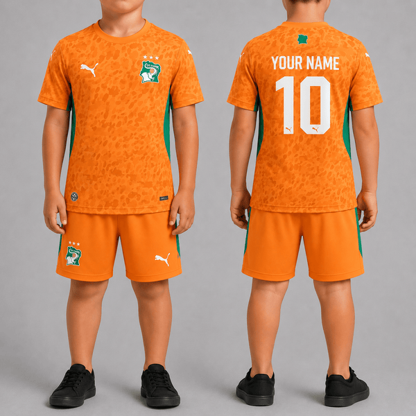 Ivory Coast World Cup 2026 Home Kits For Kid