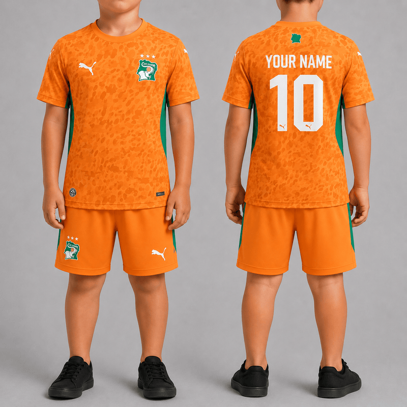 Ivory Coast World Cup 2026 Home Kits For Kid