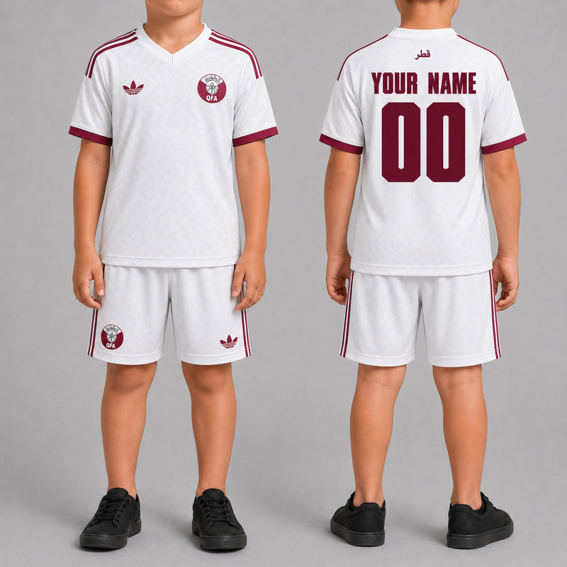 Qatar World Cup 2026 Away Kits For Kid