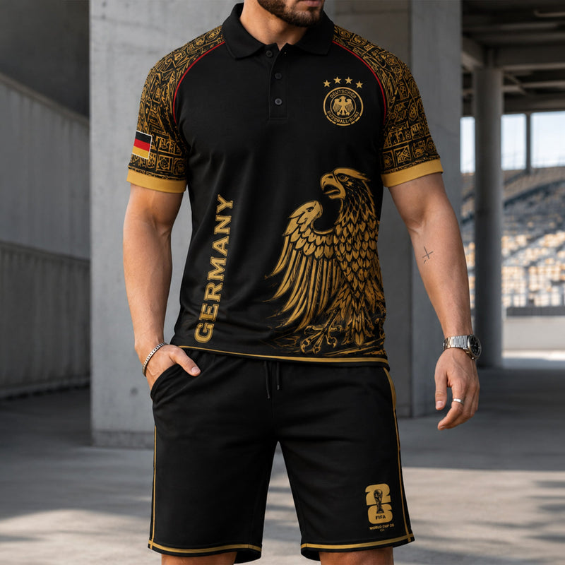 Germany World Cup 2026 Polo Short Set PVT015