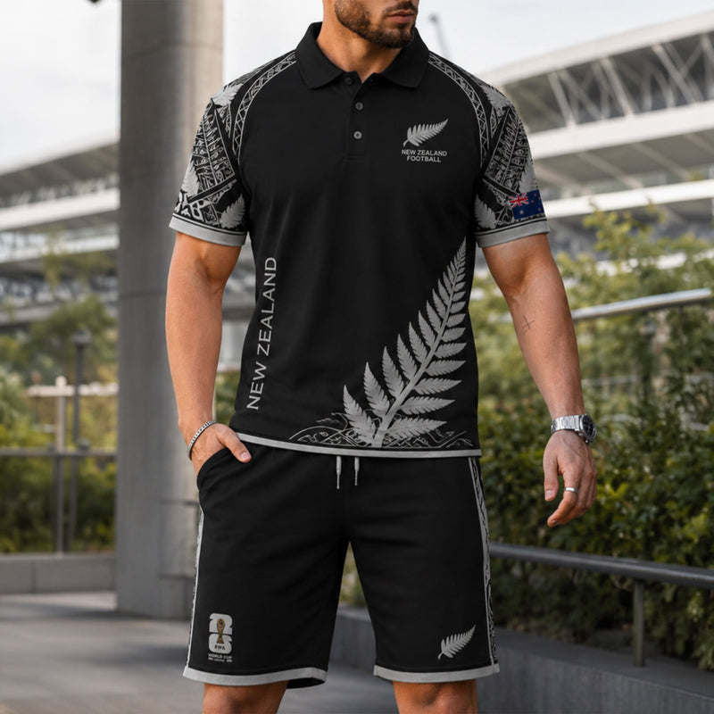New Zealand World Cup 2026 Polo Short Set PVT015