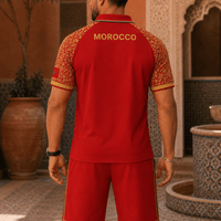 Morocco World Cup 2026 Polo Short Set PVT015