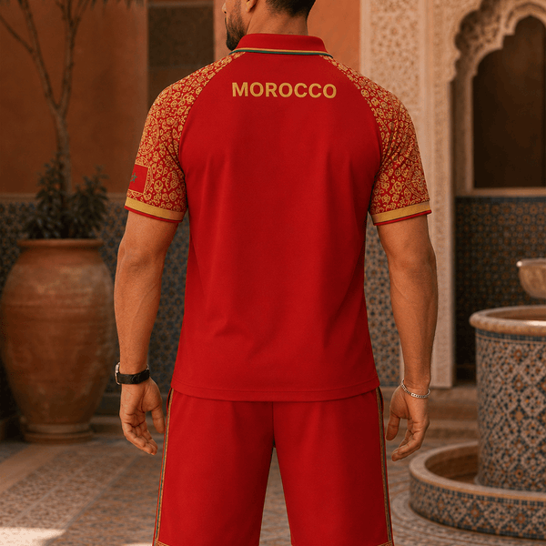 Morocco World Cup 2026 Polo Short Set PVT015