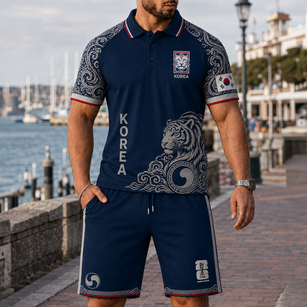 South Korea World Cup 2026 Polo Short Set PVT015