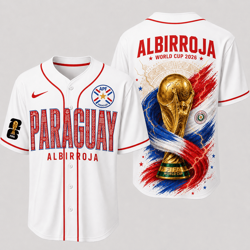 Paraguay World Cup 2026 Premium Jersey PVT016